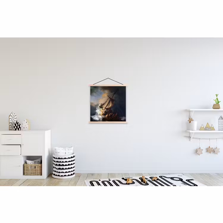 Schoolplaat - De storm op het meer van Galilea - Rembrandt van Rijn — 3