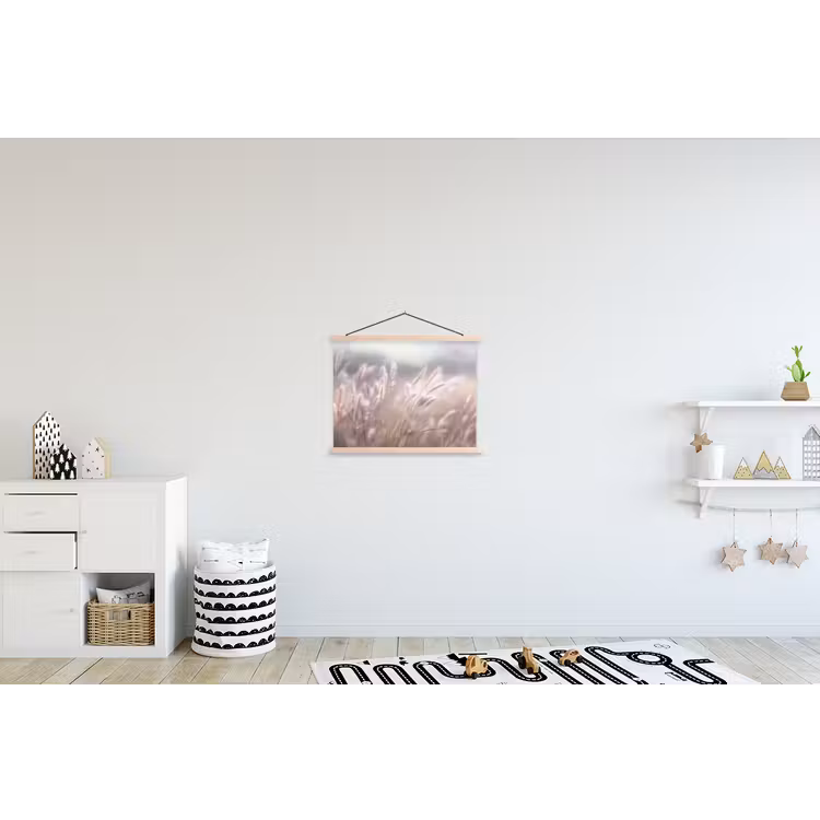 Schoolplaat - Graspluimen - Wind - Beige - Mistig — 3