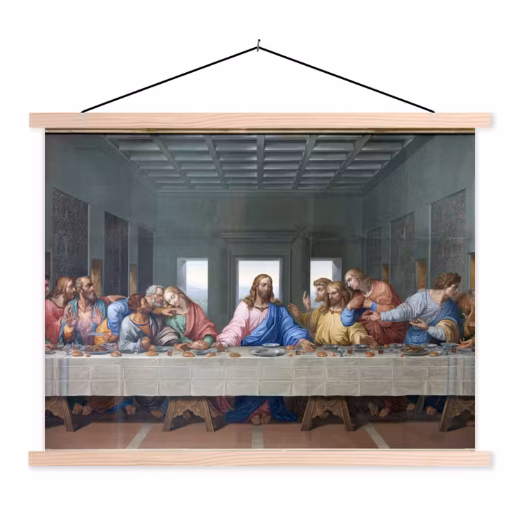 Schoolplaat - Het laatste avondmaal - Leonardo da Vinci — 1