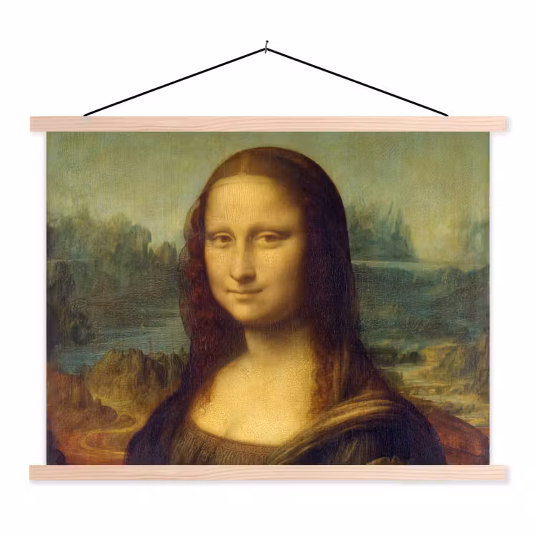 Schoolplaat - Mona Lisa - Leonardo da Vinci — 1