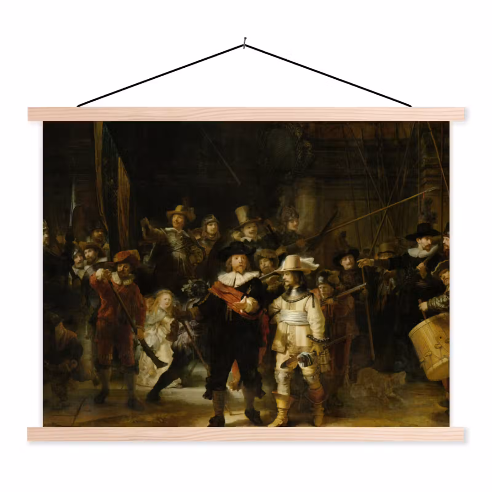 Schoolplaat - De Nachtwacht - Kunst - Oude meesters - Rembrandt — 1