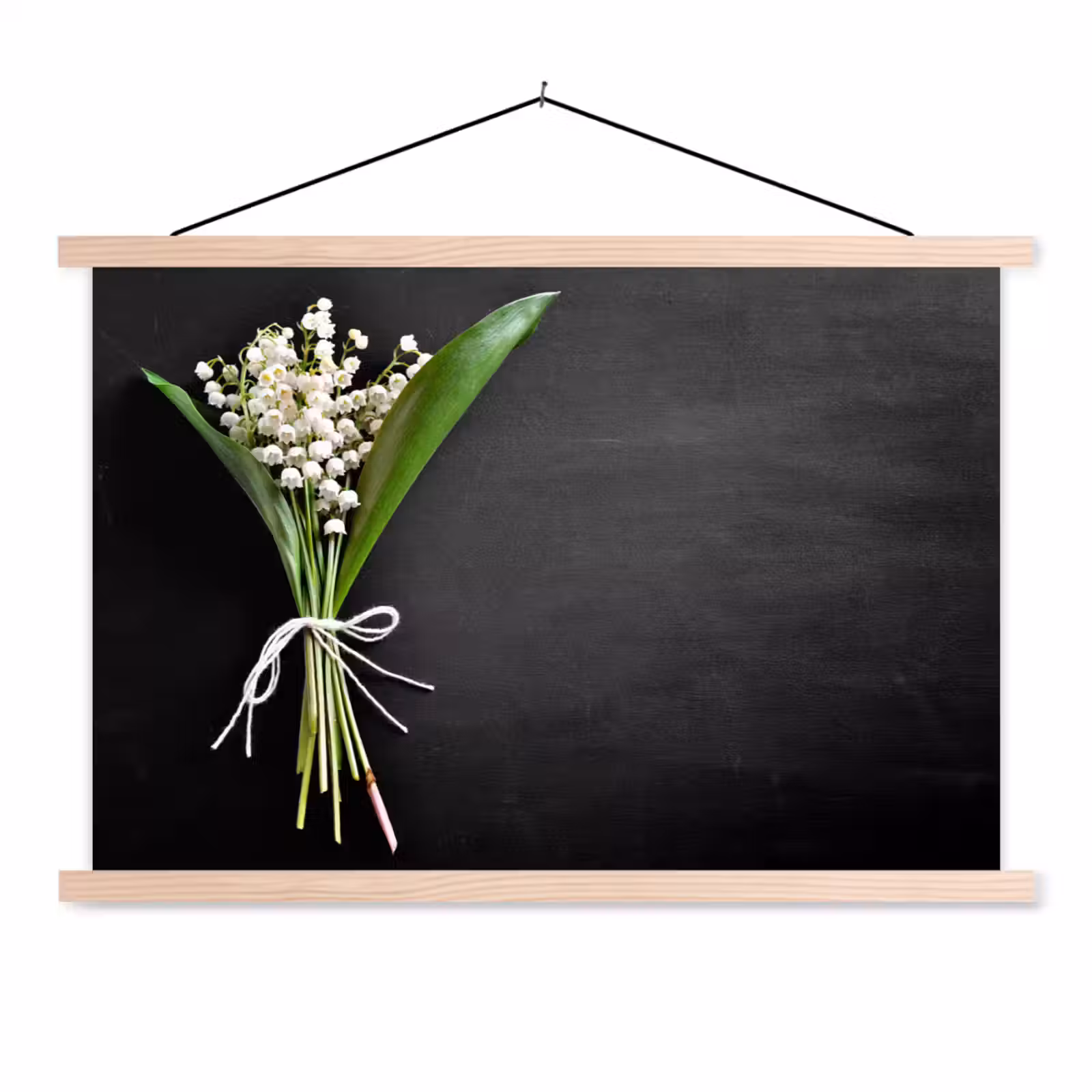 Schoolplaat - Lelietjes van dalen - Bloemen - Strik — 1