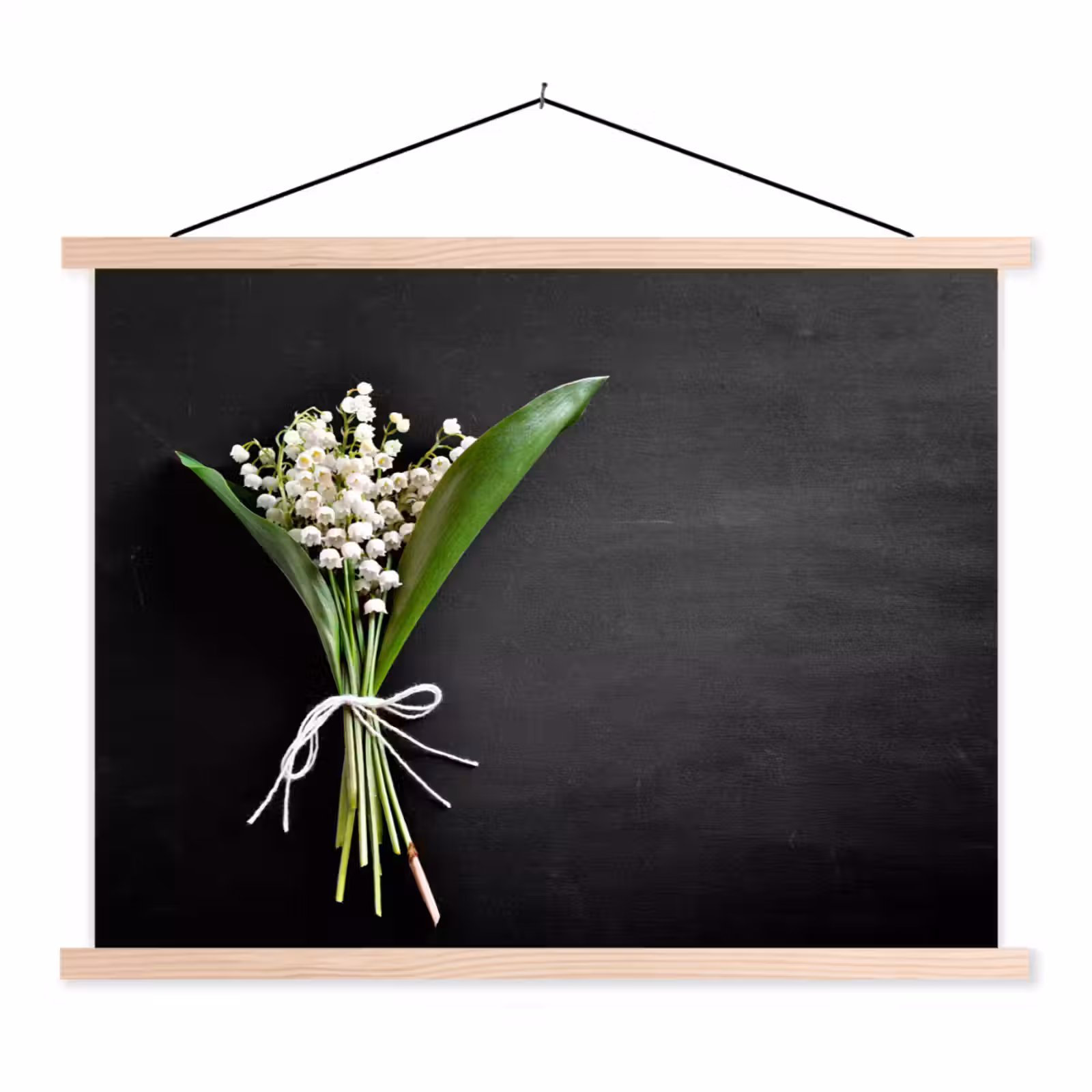 Schoolplaat - Lelietjes van dalen - Bloemen - Strik - Flora — 1