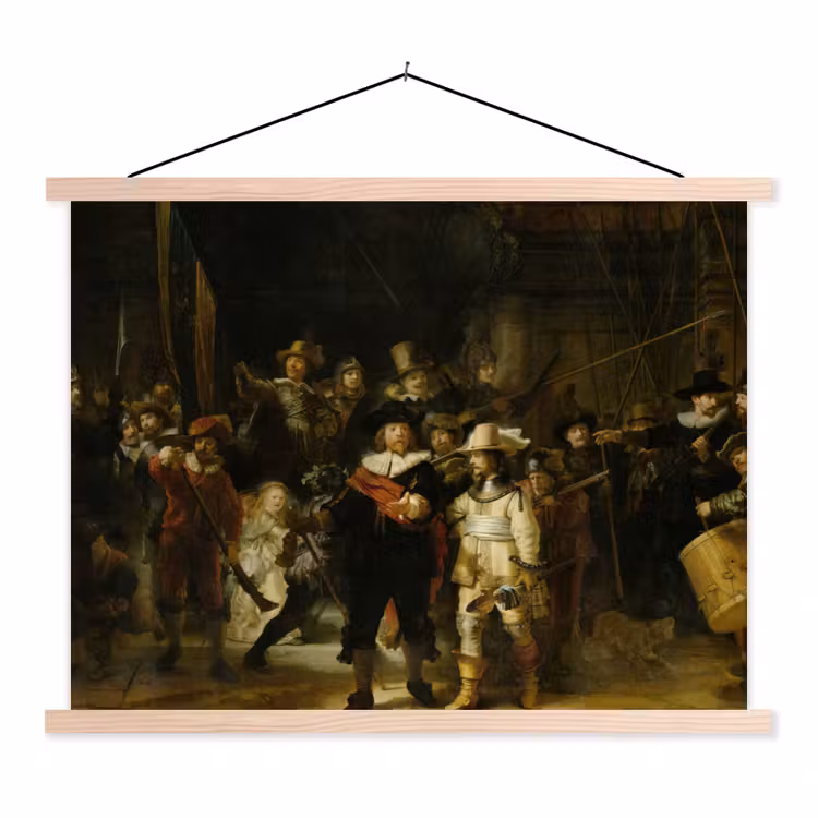 Schoolplaat - De Nachtwacht - Kunst - Oude meesters - Rembrandt — 1