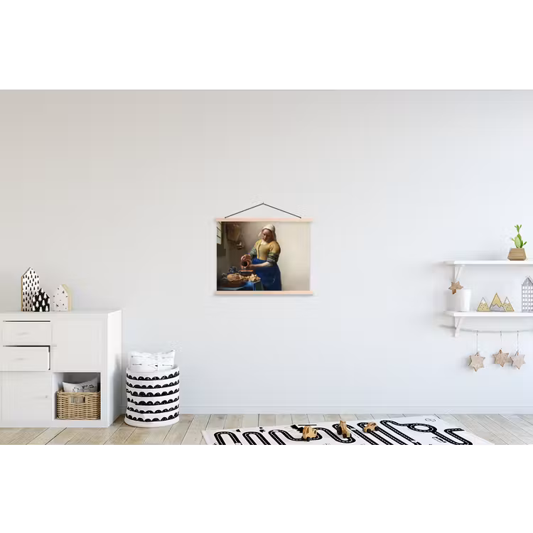 Schoolplaat - Het melkmeisje - Kunst - Oude meesters - Vermeer — 3