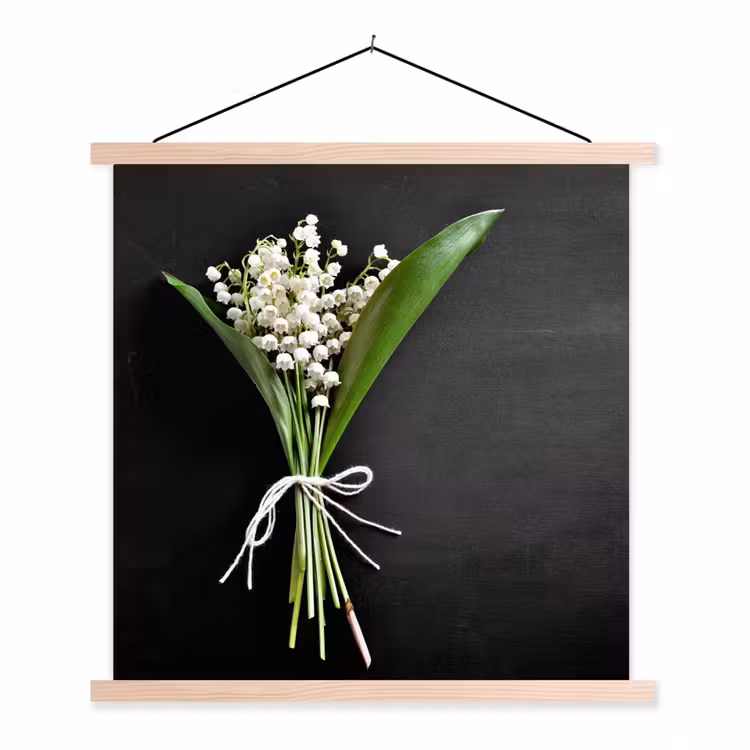 Schoolplaat - Lelietjes van dalen - Bloemen - Stilleven - Flora — 1