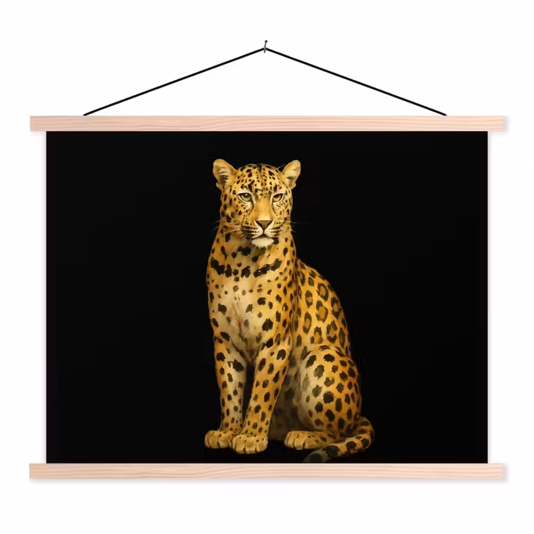 Schoolplaat - Panter - Realistisch - Bruin — 1