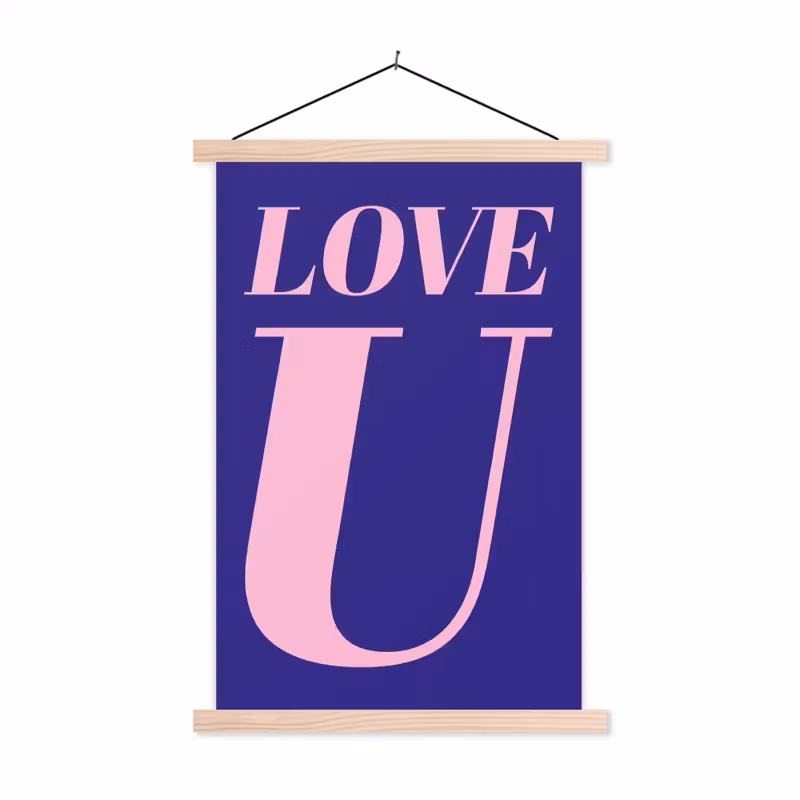 Schoolplaat - Love - Blauw - Valentijn — 1