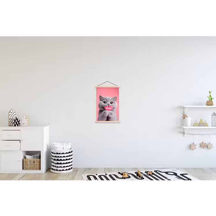 Schoolplaat - Kat - Valentijn - Roze - Liefde — 3