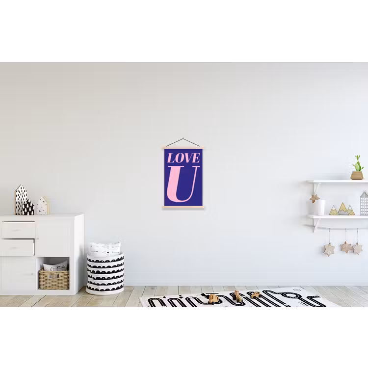 Schoolplaat - Love - Blauw - Valentijn — 3