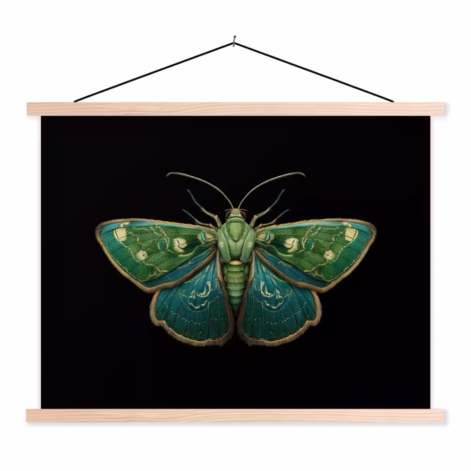 Schoolplaat - Mot - Levendig - Groen — 1