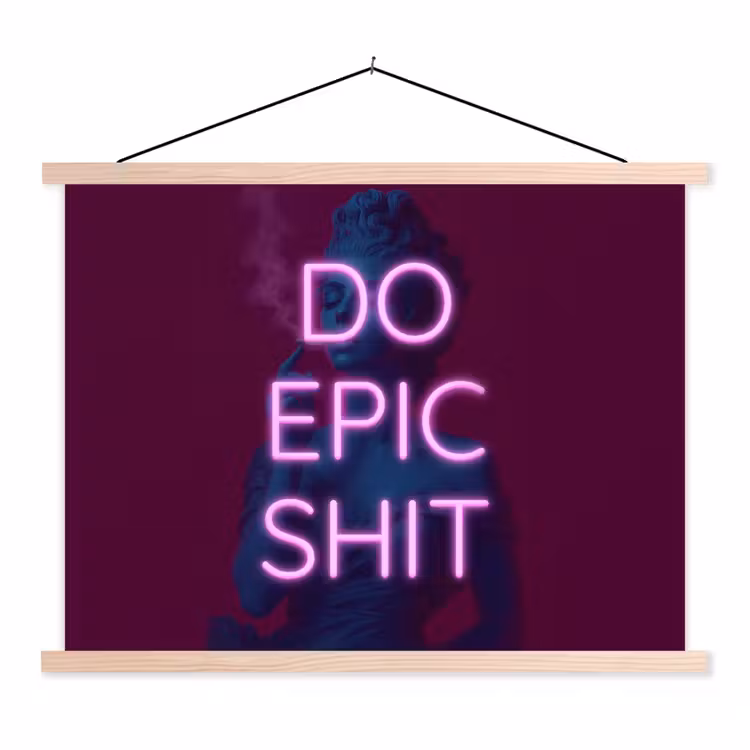 Schoolplaat - Buste - Neon - LED - Letters — 1