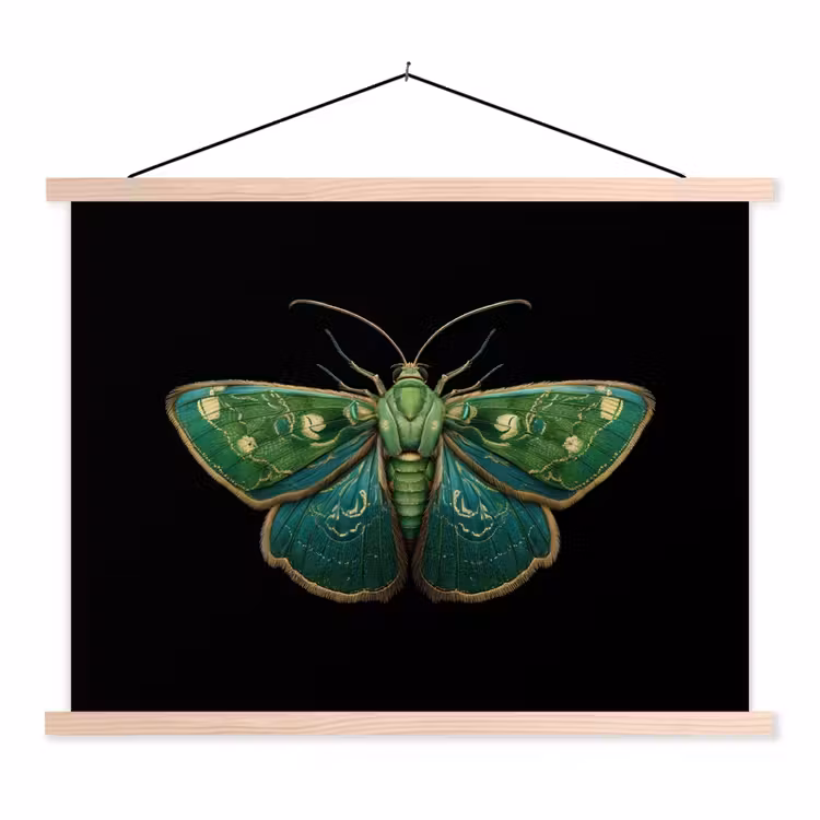 Schoolplaat - Mot - Levendig - Groen — 1