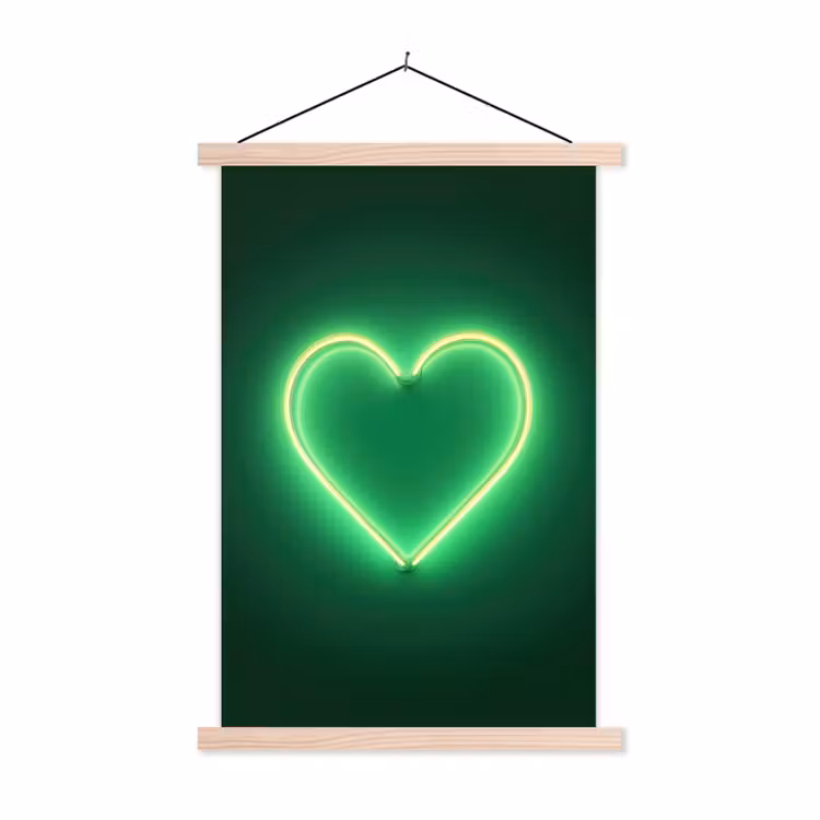 Schoolplaat - Neon - Groen - Licht — 1