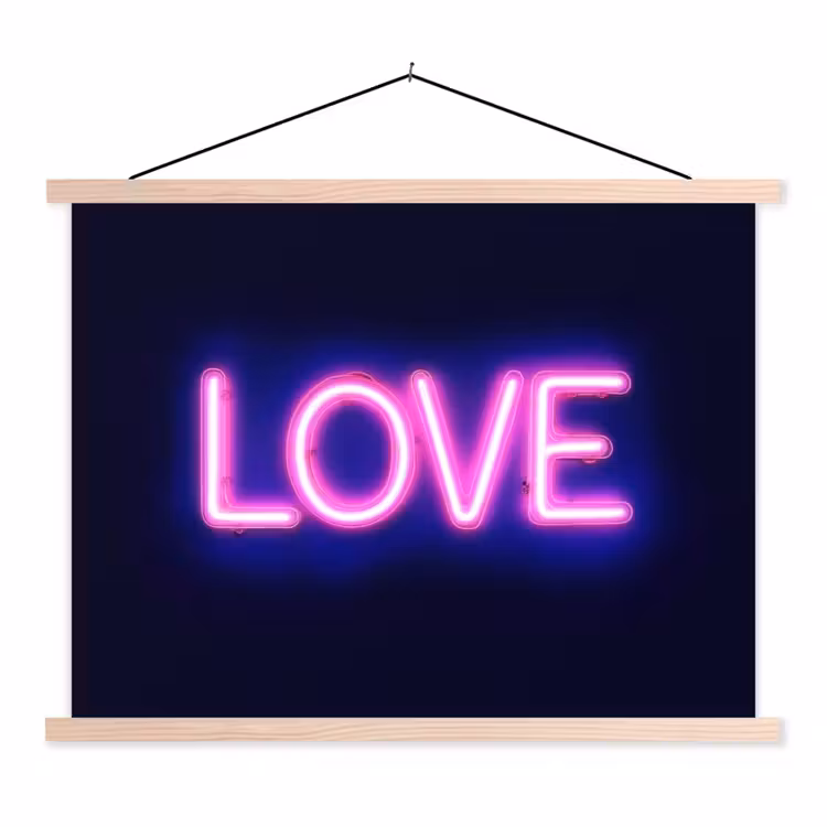 Schoolplaat - Neon - Love - Valentijn — 1
