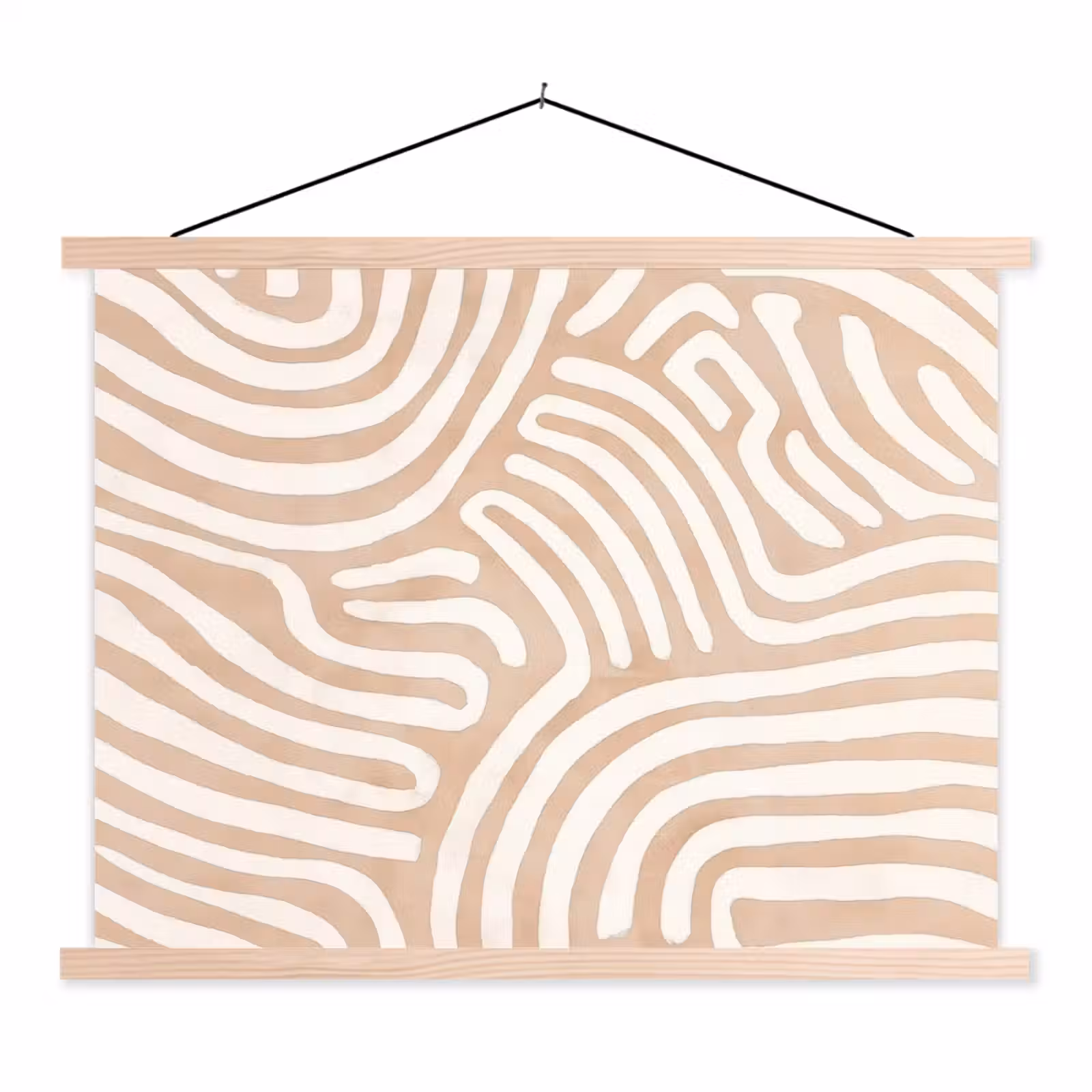 Schoolplaat - Beige - Aardspatroon — 1