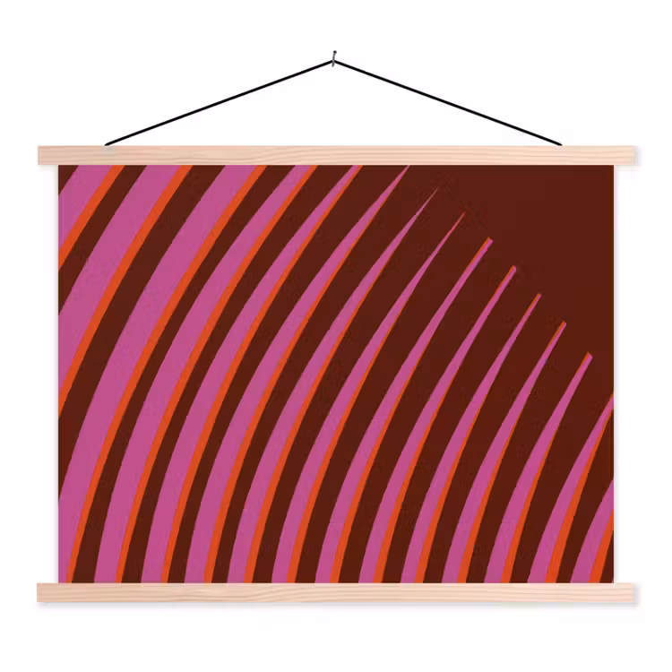 Schoolplaat - Lijnen - Rood - Beweging — 1