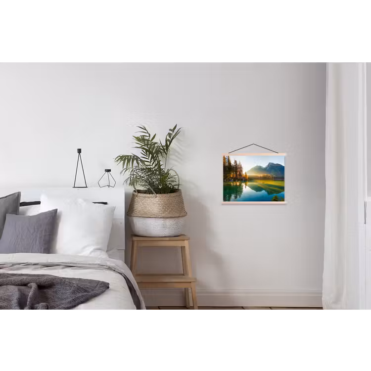 Schoolplaat - Meer - Bos - Bergen - Natuur - Zon - Landschap — 2