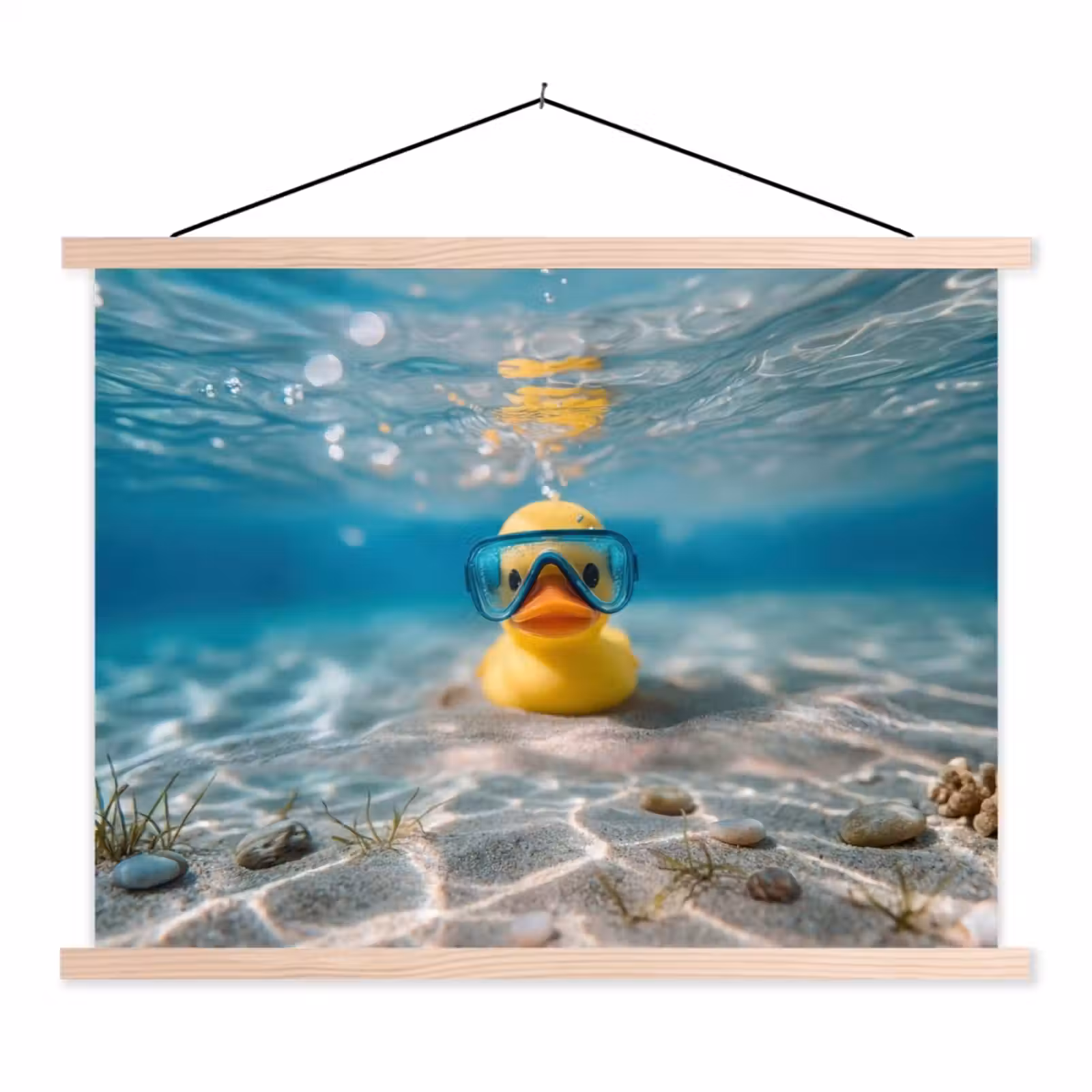 Schoolplaat - Duikbril - Eend - Water — 1