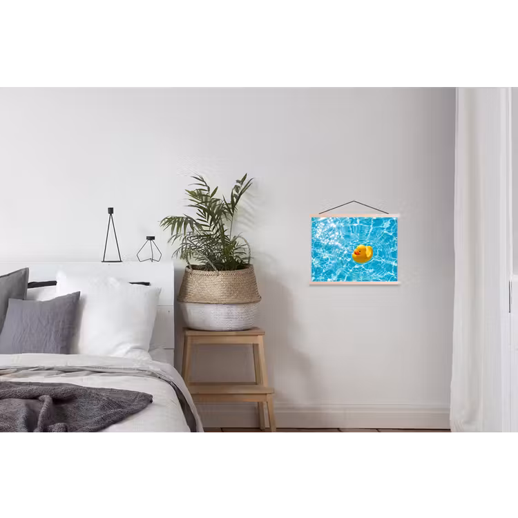 Schoolplaat - Badeend - Dobberen - Blauw — 2