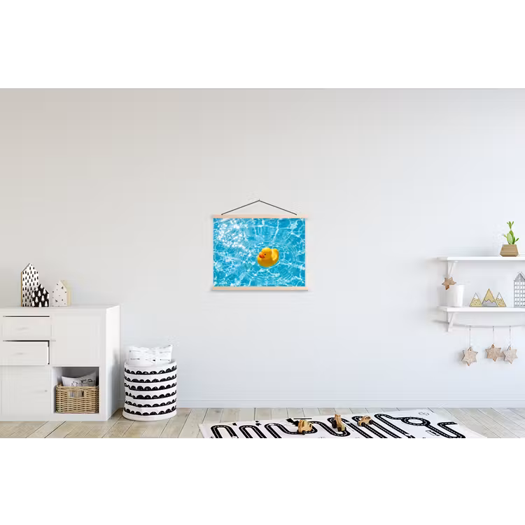 Schoolplaat - Badeend - Dobberen - Blauw — 3