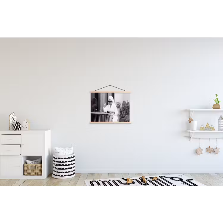 Schoolplaat - Modern - Vrouw - Zwart - Wit — 3
