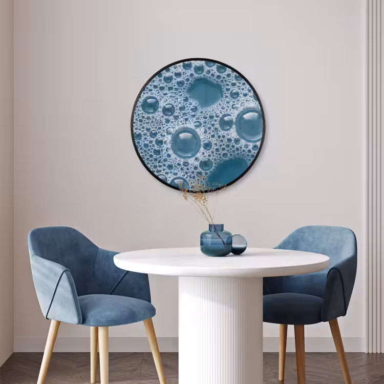 Ronde fotolijst - Schuim - Water - Textuur — 3