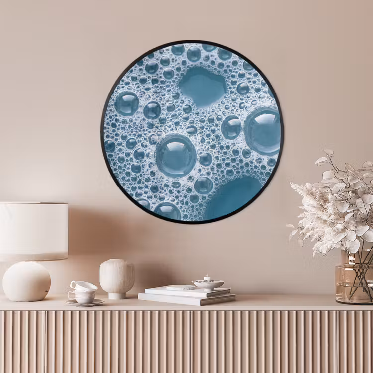Ronde fotolijst - Schuim - Water - Textuur — 4