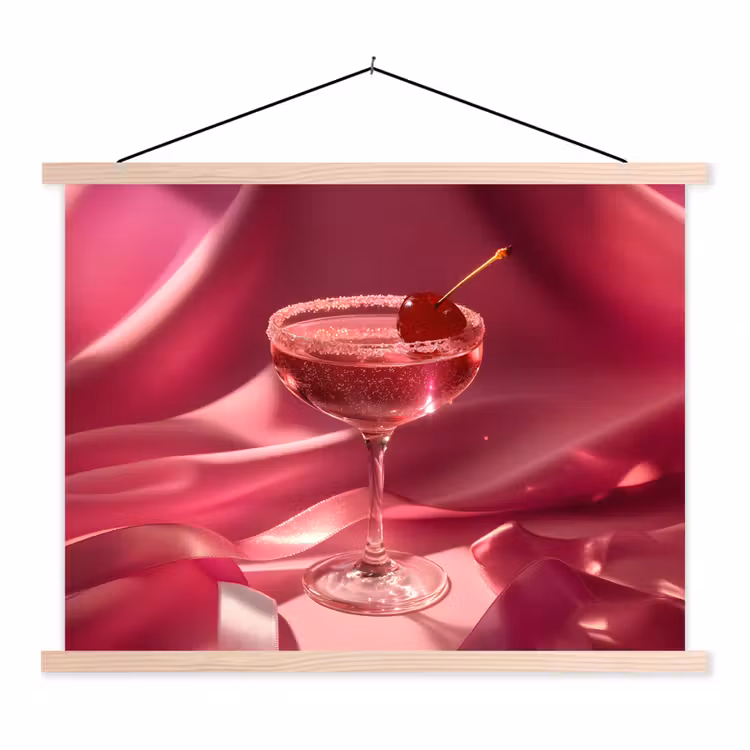 Schoolplaat - Cocktail - Pink - Luxe — 1