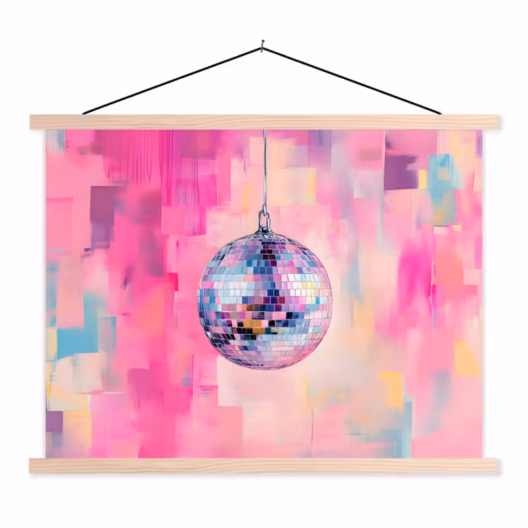 Schoolplaat - Discobal - Pink - Verf — 1