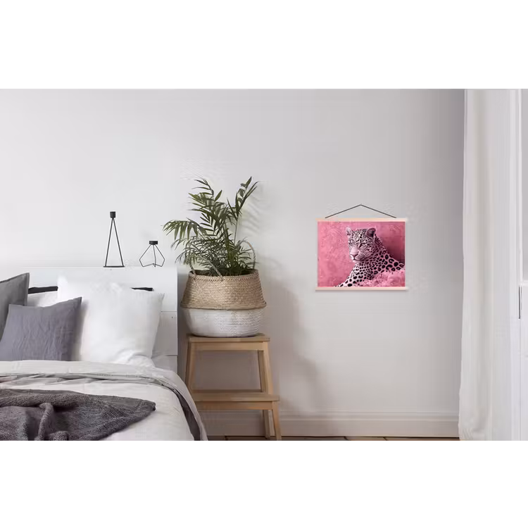 Schoolplaat - Panter - Luxe - Roze — 2