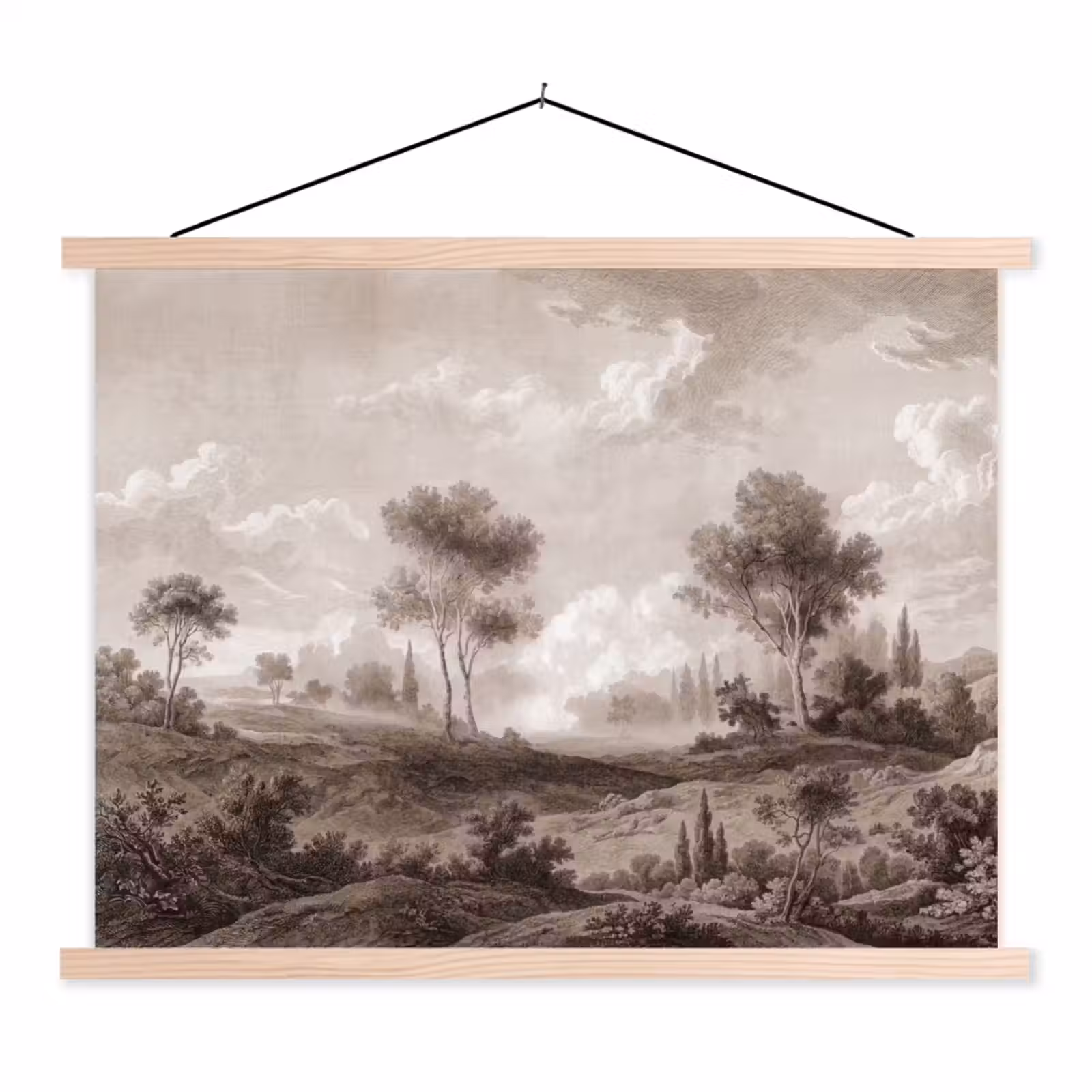 Schoolplaat - Klassiek - Landschap - Neutraal — 1