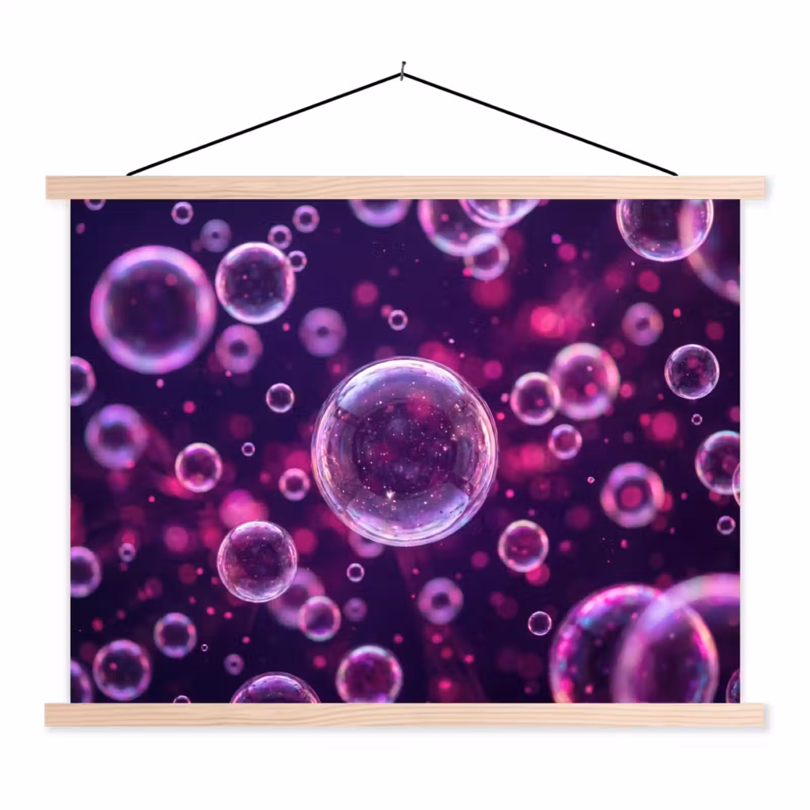 Schoolplaat - Paars - Bubbels - Schuim — 1