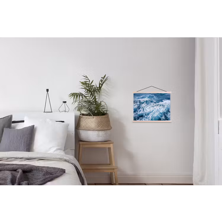 Schoolplaat - Golven - Oceaan - Blauw — 2