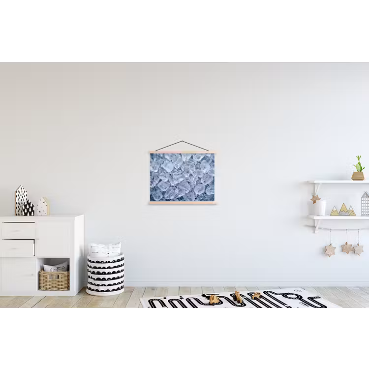 Schoolplaat - Ijsblokjes - Water - Blauw — 3