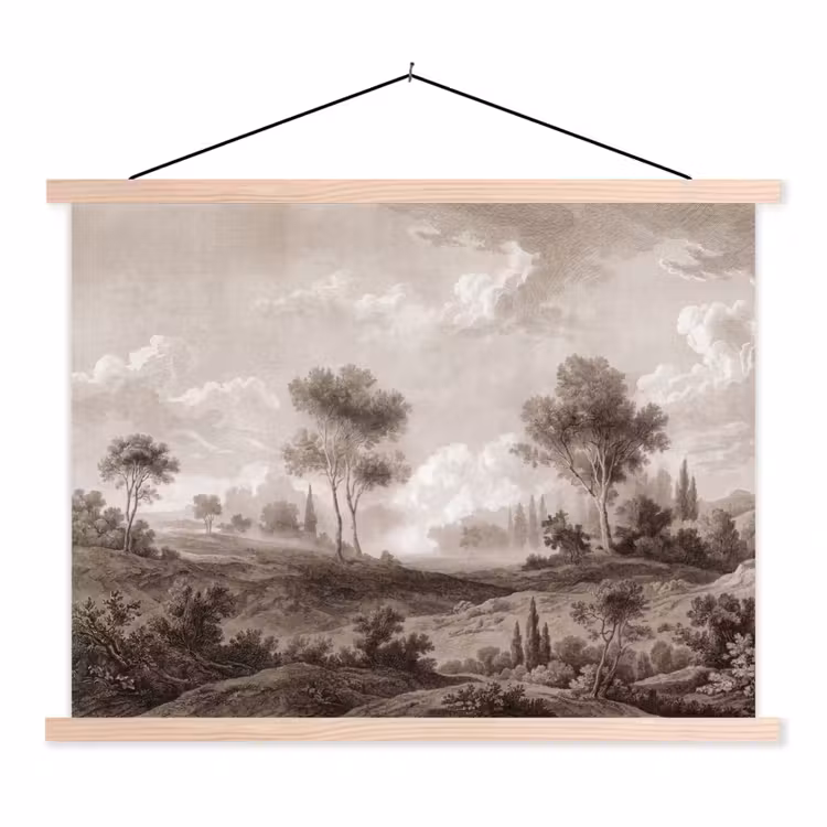 Schoolplaat - Klassiek - Landschap - Neutraal — 1