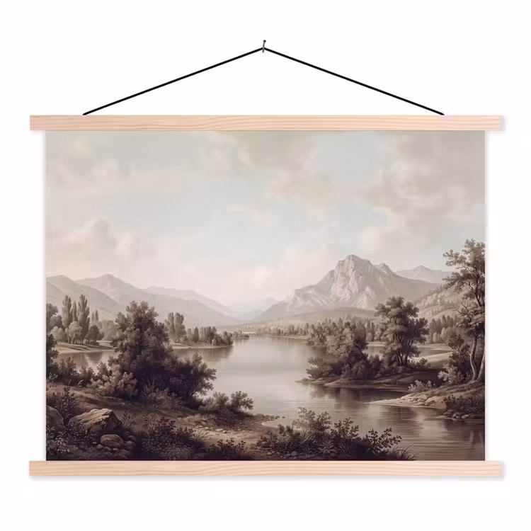 Schoolplaat - Klassiek - Landschap - Sereen — 1