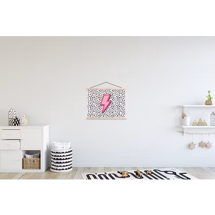 Schoolplaat - Bliksem - Roze - Stippen — 3