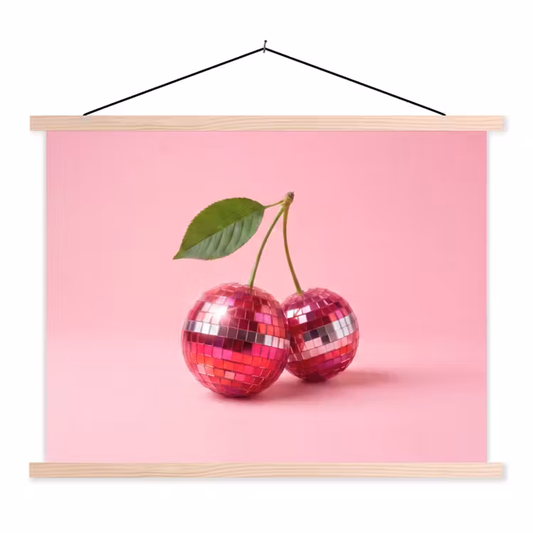 Schoolplaat - Disco - Kersen - Roze — 1