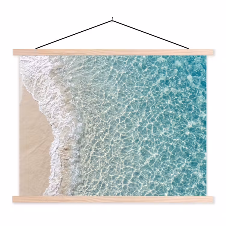 Schoolplaat - Kust - Zand - Blauw — 1