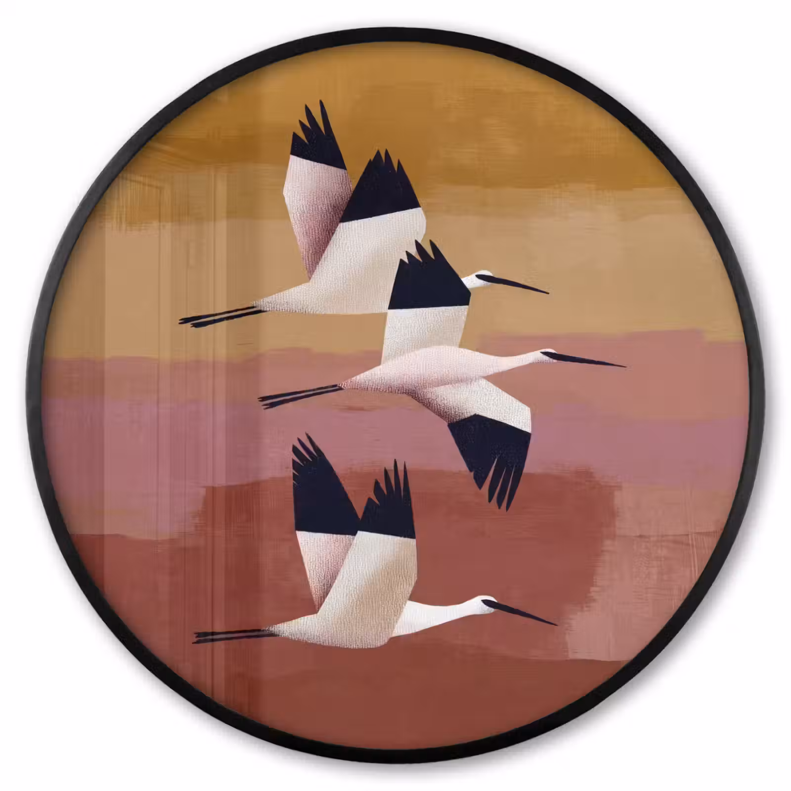 Ronde fotolijst - Vogels - Snavel - Abstract — 1
