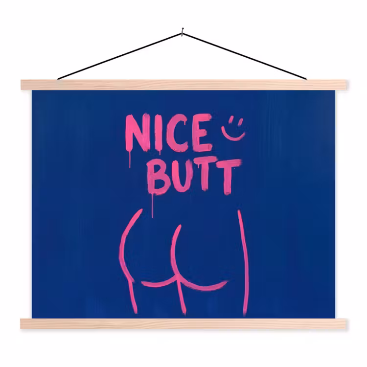 Schoolplaat - Brutaal - Grappig - Blauw — 1