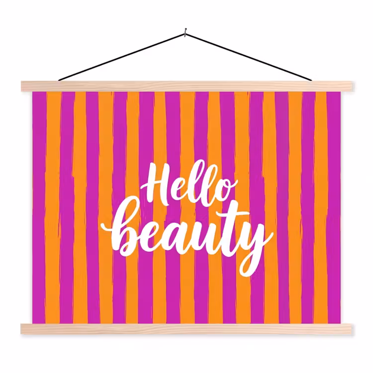 Schoolplaat - Modern - Hello - Oranje — 1
