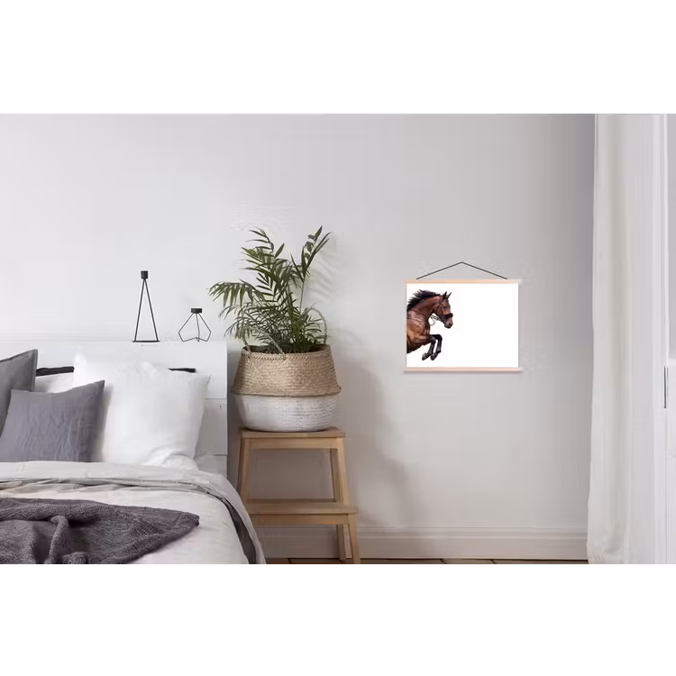 Schoolplaat - Paard - Springen - Modern — 2