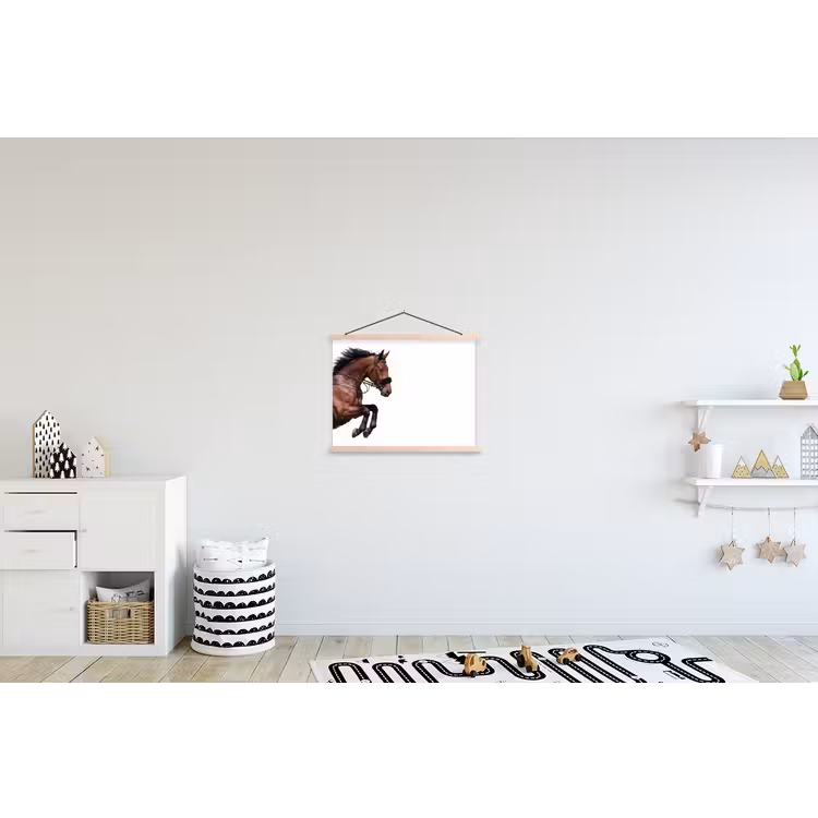 Schoolplaat - Paard - Springen - Modern — 3