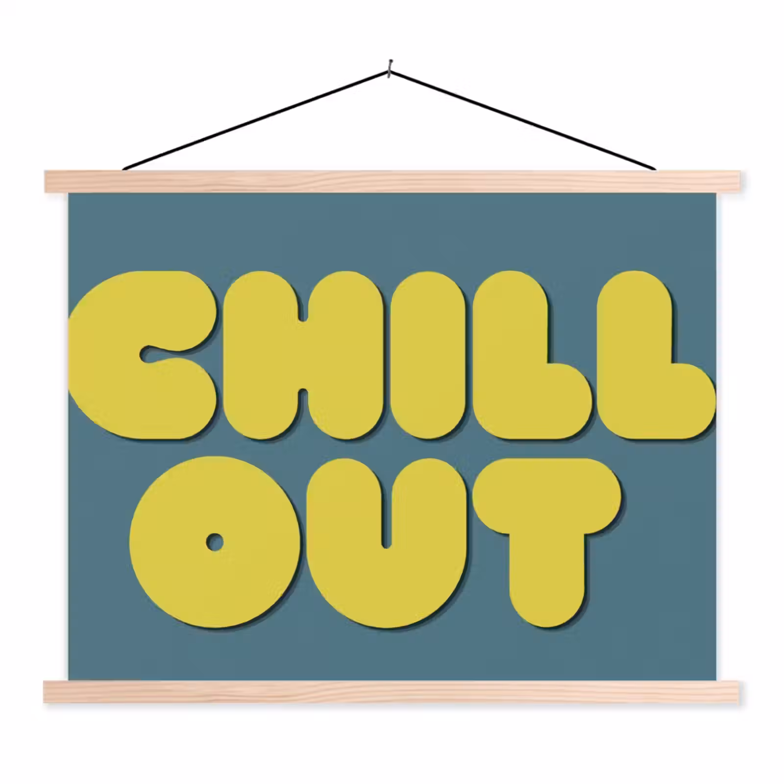 Schoolplaat - Chill out - Geel - Blauw — 1