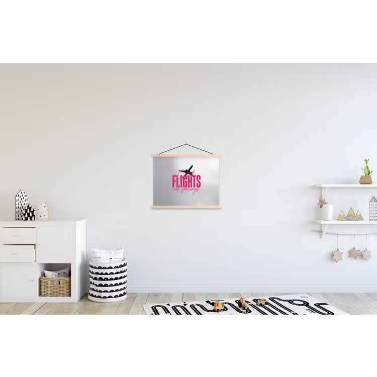 Schoolplaat - Catch flights not feelings - Vliegtuig - Roze — 3