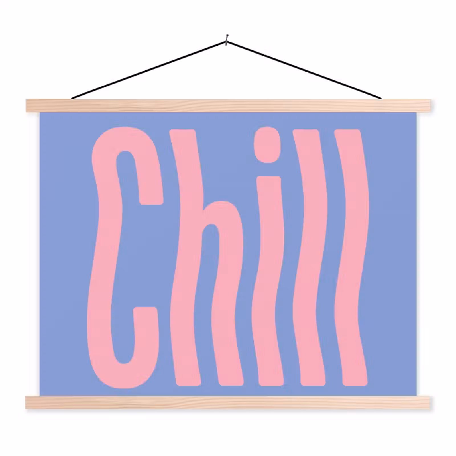 Schoolplaat - Chill - Roze - Blauw - Golvend — 1