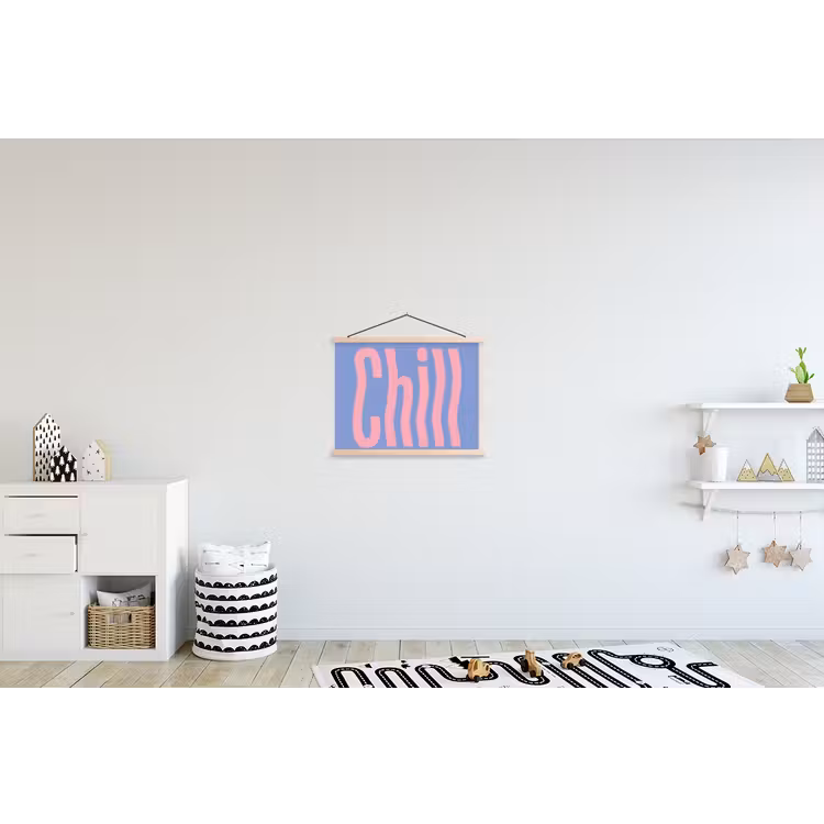 Schoolplaat - Chill - Roze - Blauw - Golvend — 3