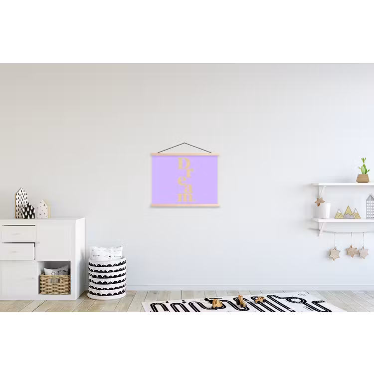 Schoolplaat - Dream - Paars - Typografisch — 3